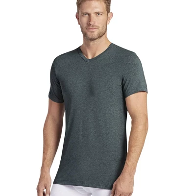 Jockey Men's Slim Fit Cotton Stretch V-Neck T-Shirt - 2 Pack 7 Jockey Men's Slim Fit Cotton Stretch V-Neck T-Shirt - 2 Pack - Image 5