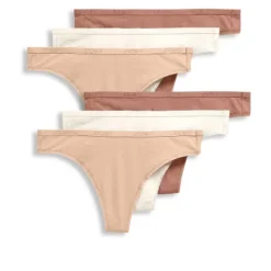 Jockey Women's Organic Cotton Stretch Logo Thong - 6 Pack 9 Jockey Women's Organic Cotton Stretch Logo Thong - 6 Pack -Jockey Store GUEST b2d1df90 7b79 427c 9dee 8ed9435b4a95