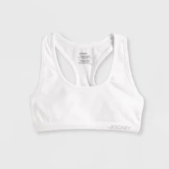 Jockey Generation™ Girls' 2pk Cotton Bralette - White/Beige