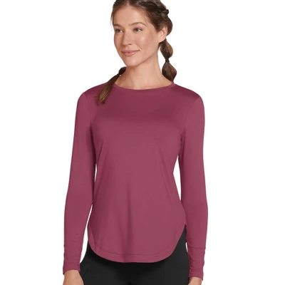 Jockey Women's Soft Performance Long Sleeve Tee 4 Jockey Women's Soft Performance Long Sleeve Tee - Image 2