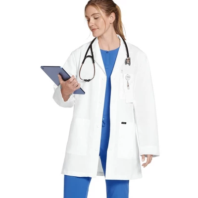 Jockey Women's 34" Unisex Scrub Lab Coat 8 Jockey Women's 34" Unisex Scrub Lab Coat - Image 7