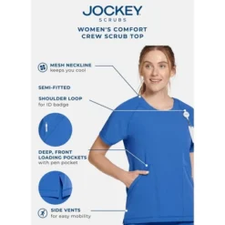 Jockey Women's Comfort Crew Scrub Top -Jockey Store GUEST c729c218 acbc 49a0 b09c 22d02adcba0f