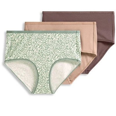 Jockey Women's Organic Cotton Stretch Logo Modern Brief - 3 Pack 7 Jockey Women's Organic Cotton Stretch Logo Modern Brief - 3 Pack - Image 5