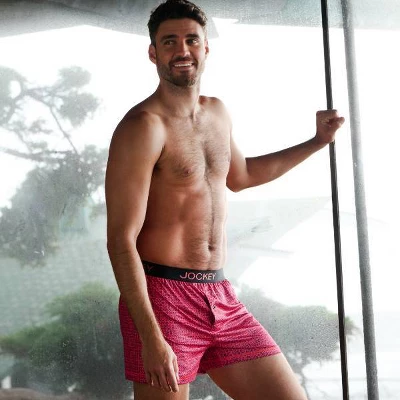 Jockey Generation™ Men's Microfiber Boxers 3pk - Gray/Navy Blue/Red 5 Jockey Generation™ Men's Microfiber Boxers 3pk - Gray/Navy Blue/Red - Image 4