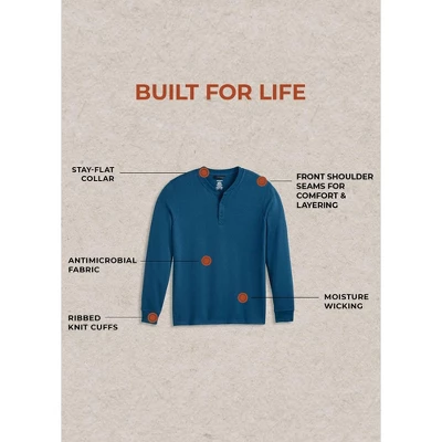 Jockey Outdoors By Luke Bryan Men's Long Sleeve Henley 7 Jockey Outdoors By Luke Bryan Men's Long Sleeve Henley - Image 5