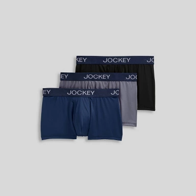 Jockey Generation™ Men's 3pk Microfiber Trunks - Black/Gray/Midnight 5 Jockey Generation™ Men's 3pk Microfiber Trunks - Black/Gray/Midnight - Image 3