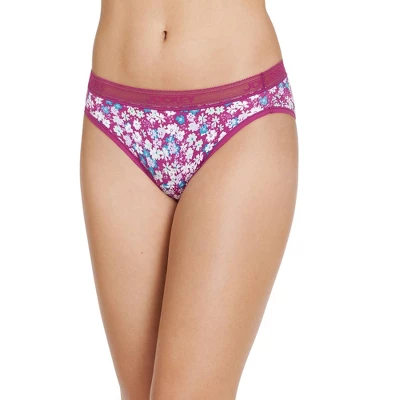 Jockey Women's Worry Free Microfiber Moderate Absorbency Bikini 4 Jockey Women's Worry Free Microfiber Moderate Absorbency Bikini - Image 2