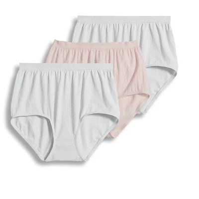 Jockey Womens Comfies Cotton Brief 3 Pack Underwear Briefs Cotton Blends 4 Jockey Womens Comfies Cotton Brief 3 Pack Underwear Briefs Cotton Blends - Image 2