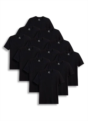 Jockey Men's Classic Crew Neck T-Shirt - 12 Pack 5 Jockey Men's Classic Crew Neck T-Shirt - 12 Pack - Image 3