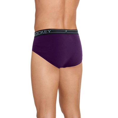 Jockey Men's Lightweight Cotton Blend Brief - 5 Pack 4 Jockey Men's Lightweight Cotton Blend Brief - 5 Pack - Image 2