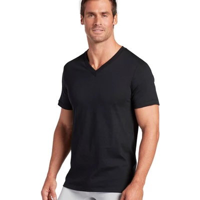 Jockey Men's Big Man Classic V-Neck T-Shirt - 2 Pack 7 Jockey Men's Big Man Classic V-Neck T-Shirt - 2 Pack - Image 5