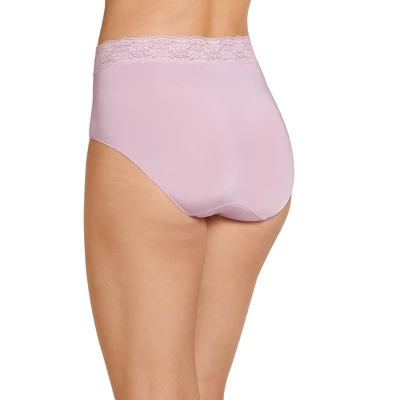 Jockey Womens No Panty Line Promise Tactel Lace Full Rise Brief - 3 Pack 4 Jockey Womens No Panty Line Promise Tactel Lace Full Rise Brief - 3 Pack - Image 2