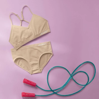 Jockey Generation™ Girls' 2pk Seamfree Bralette - Beige 4 Jockey Generation™ Girls' 2pk Seamfree Bralette - Beige - Image 2
