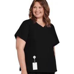 Jockey Women's Mock Wrap Scrub Top -Jockey Store GUEST fd18a834 1200 46bb 85f8 236272e8c8a8